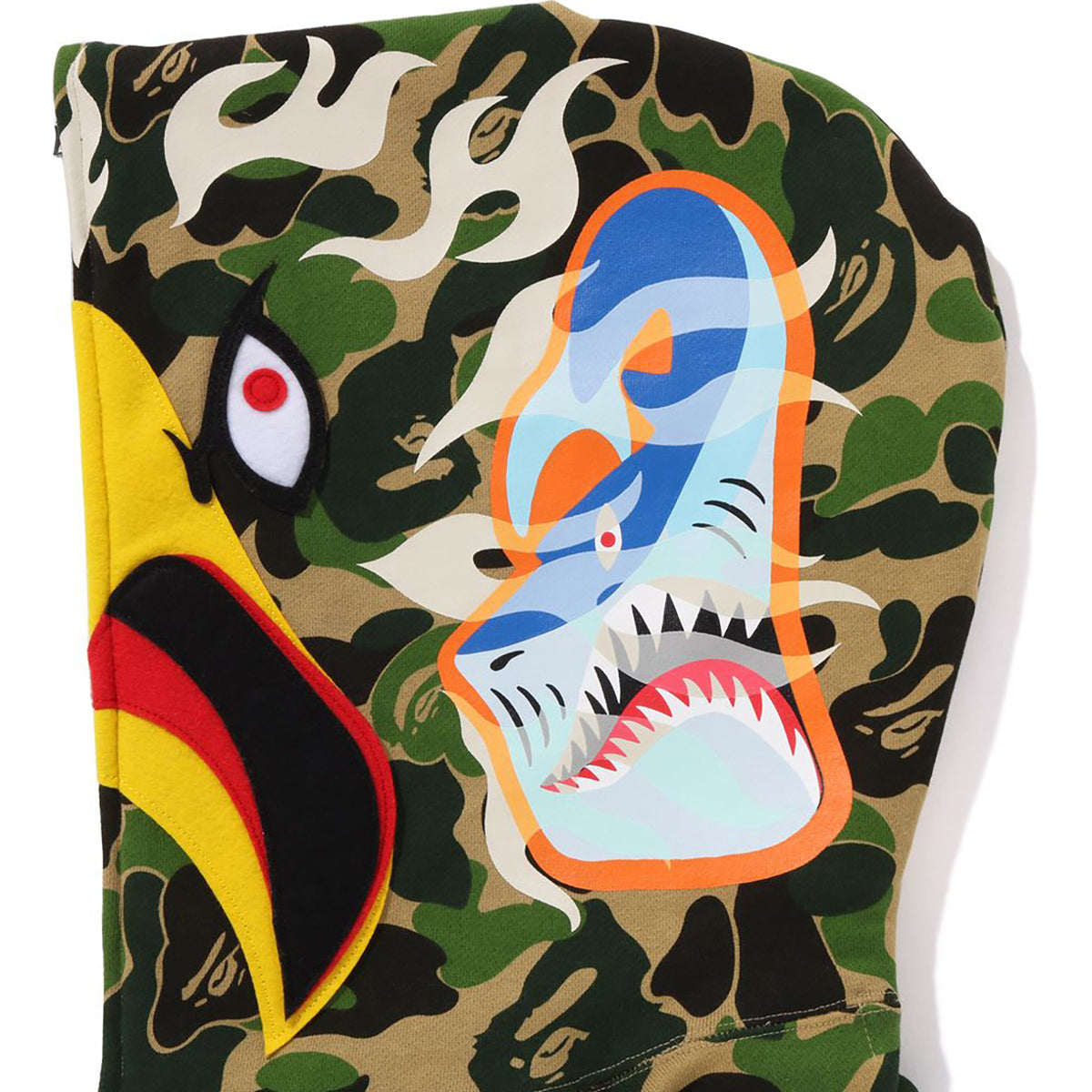 Bape X Readymade Abc Camo Eagle Relaxed Fit Full Zip Hoodie Mens