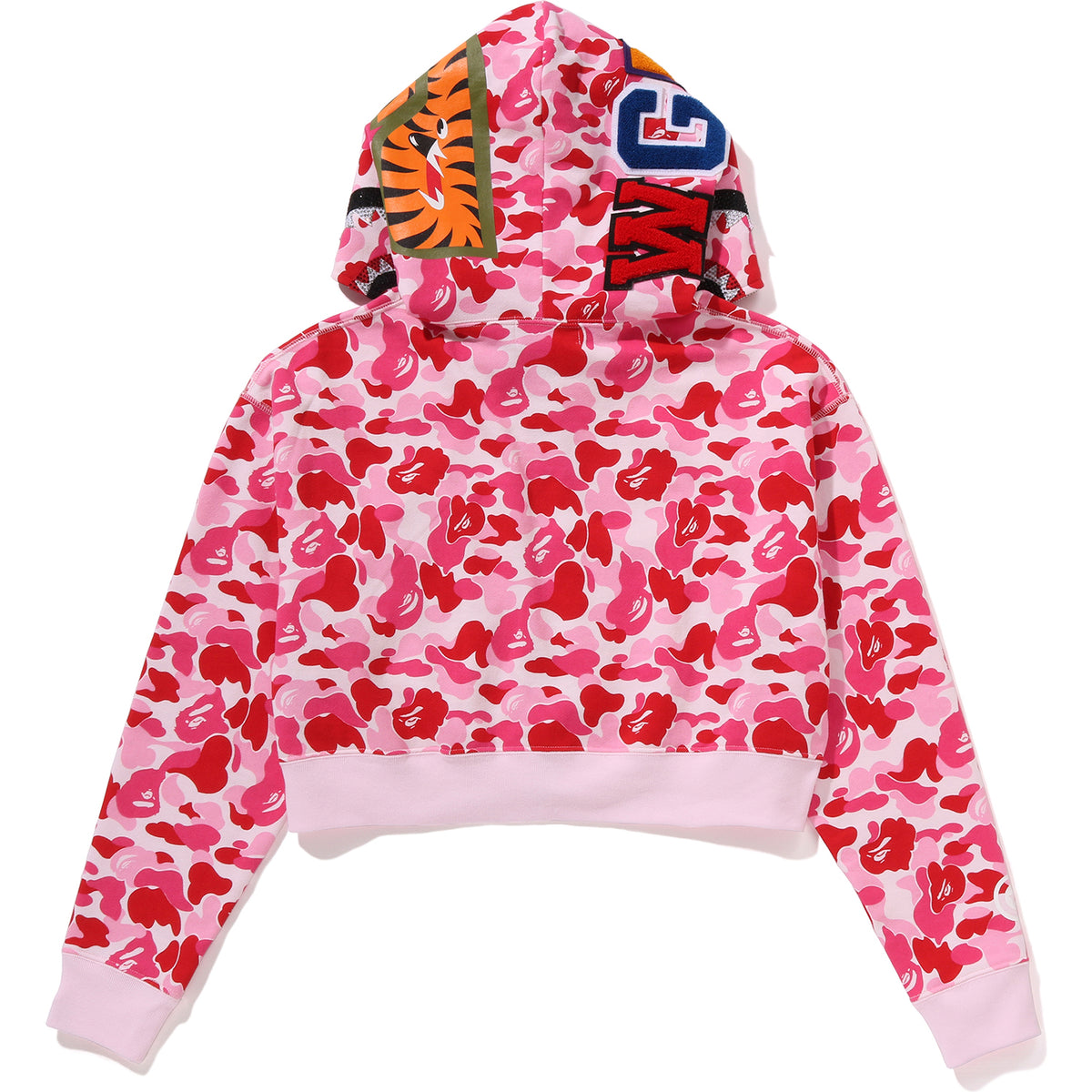 Abc Camo Crystal Stone Shark Full Zip Hoodie Mens