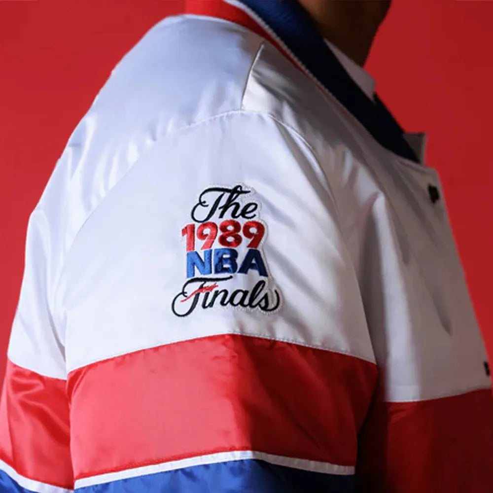 35th Anniversary Detroit Pistons White Jacket