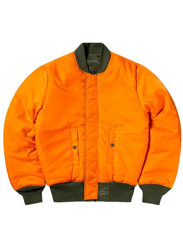 Alpha X No Problemo No War MA-1 Reversible Jacket