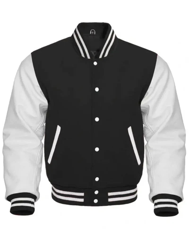 Black And White Varsity Jacket