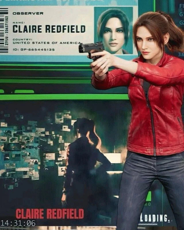 Resident Evil: Death Island Claire Redfield Leather Jacket