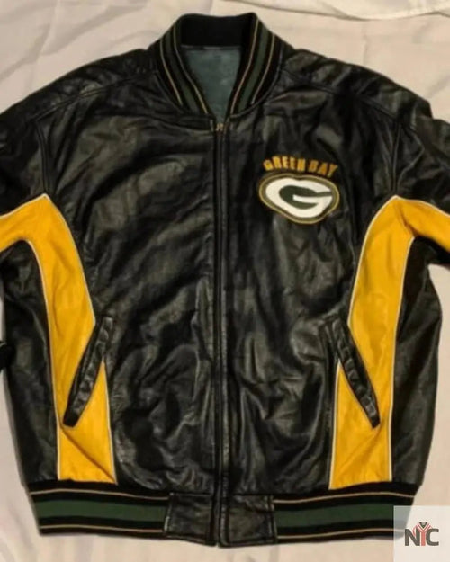 G-III Carl Banks Green Bay Packers Leather Jacket Clanton Jacket