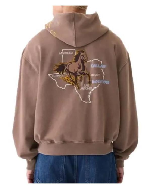 Gap Texas Brown Oversized Hoodie