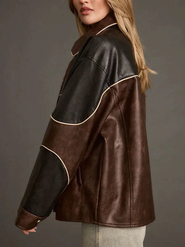 Intuit Dome California Alana Springsteen Vegan Leather Jacket Clanton Jacket