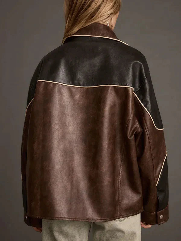 Intuit Dome California Alana Springsteen Vegan Leather Jacket Clanton Jacket