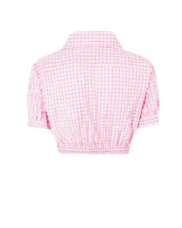 Maintenance Required 2025 Madison Bailey Pink Cut Out Blouse