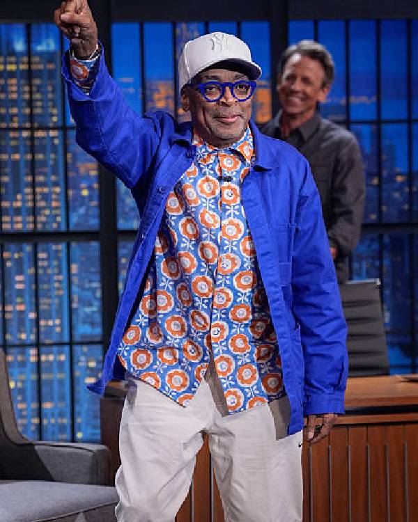 Late Night With Seth Meyers Spike Lee Floral Printed Shirt