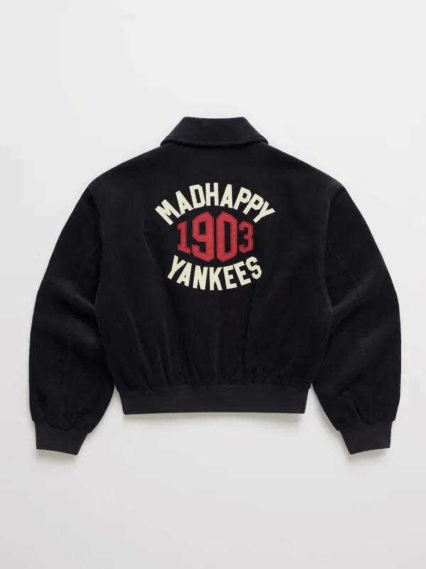 MLB New York Yankees Black Corduroy Jacket