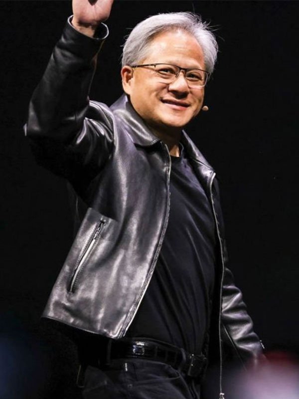 Nvidia CEO Jensen Huang Leather Jacket