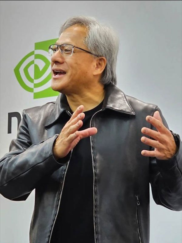 Nvidia CEO Jensen Huang Leather Jacket