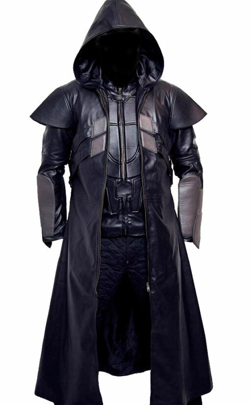 Overwatch Reaper Costume Coat In Black Color