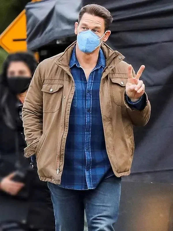 Peacemaker S02 John Cena Brown Jacket Clanton Jacket