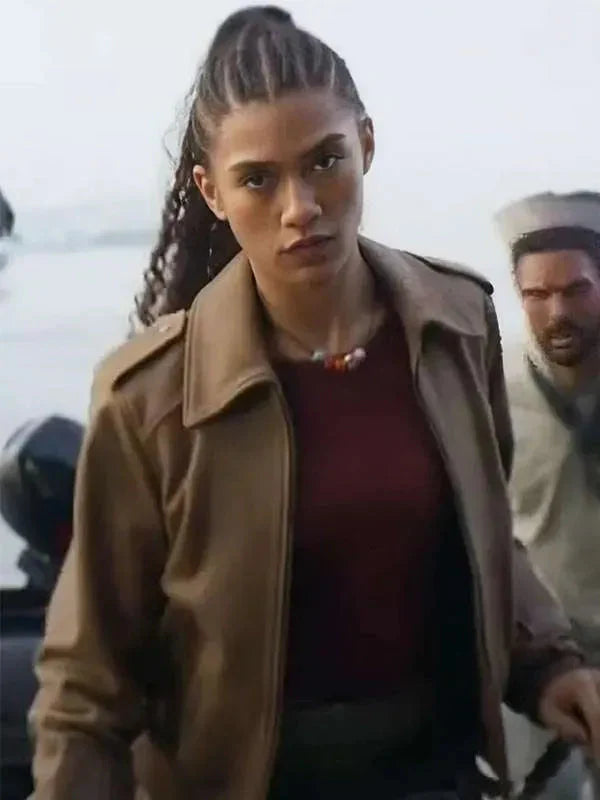 Percy Jackson and the Olympians Dior Goodjohn Leather Jacket Clanton Jacket