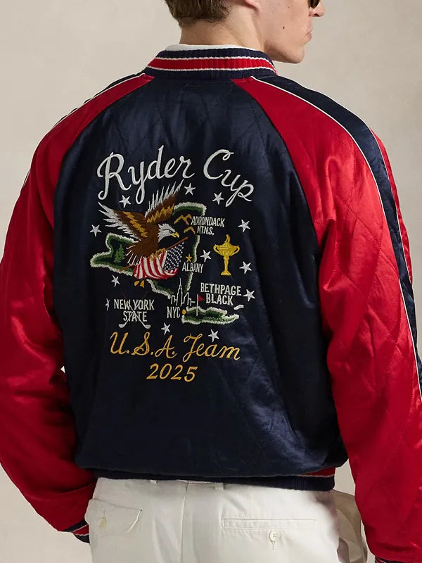USA Team Newyork 2025 Ryder Cup Bomber Jacket