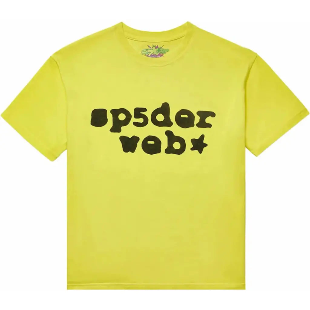 Sp5der Tee Web Yellow/Black