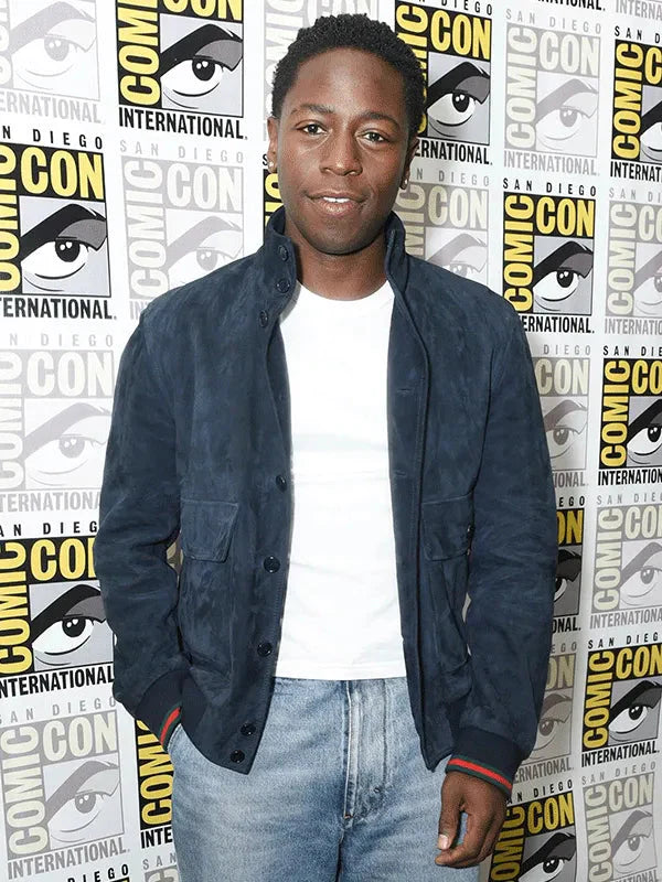 The Long Walk David Jonsson Suede Leather Jacket Clanton Jacket