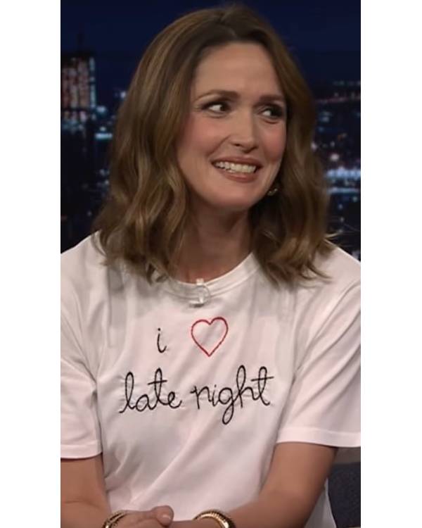 The Tonight Show Rose Byrne “I Heart Late Night” Tee
