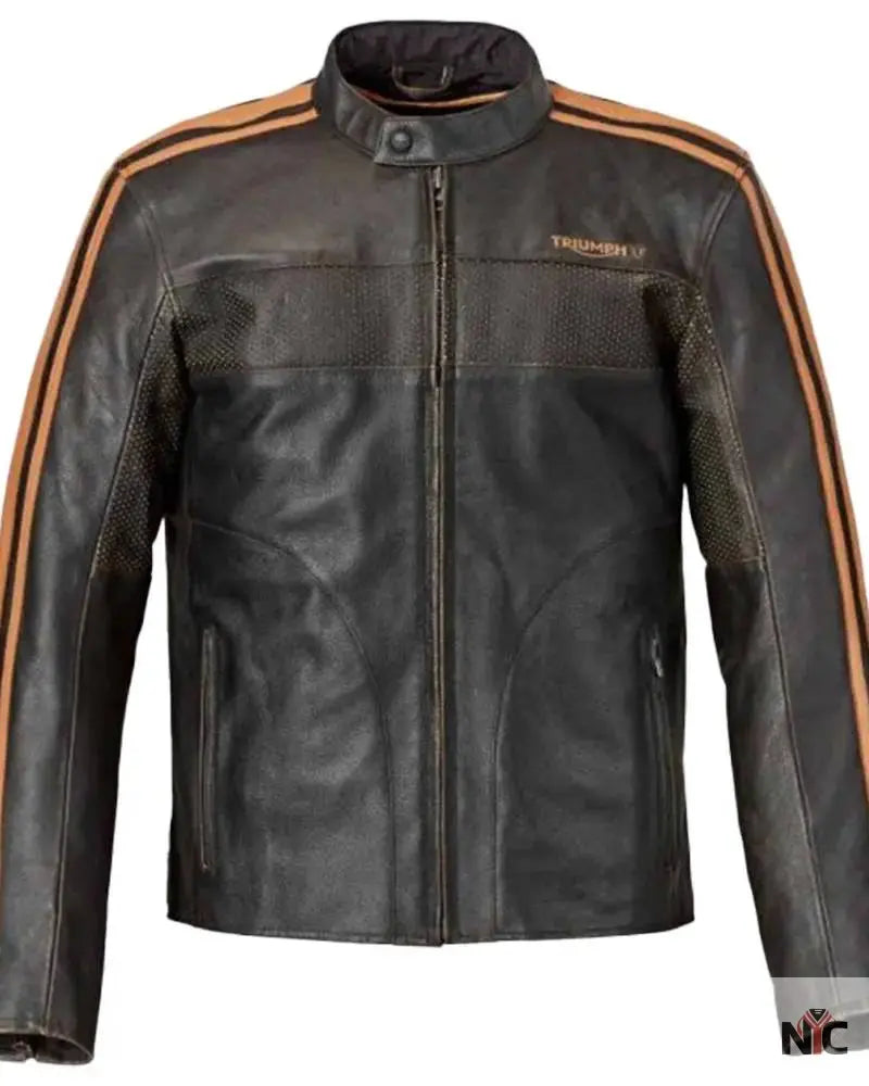 Triumph Restore Retro Black Jacket Clanton Jacket