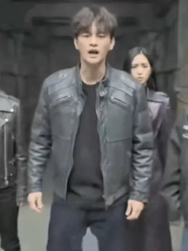 Twelve Won Seung Black Leather Jacket Clanton Jacket