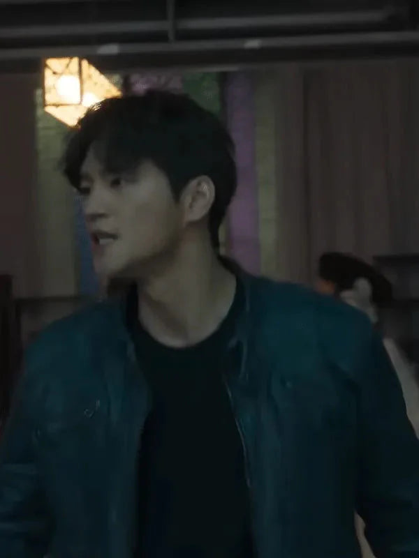 Twelve Won Seung Black Leather Jacket Clanton Jacket