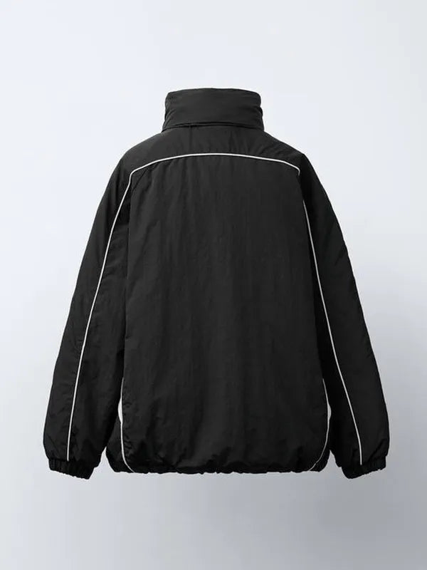 UEFA Champions League 2025 Black Hooded Jacket