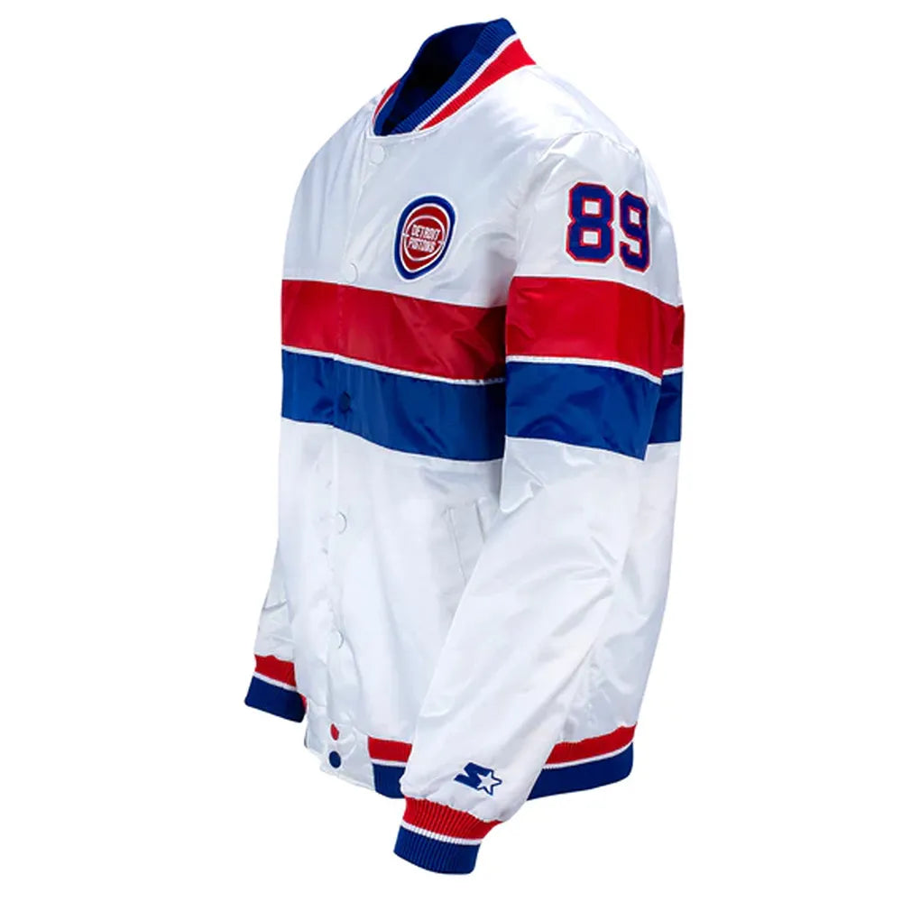 35th Anniversary Detroit Pistons White Jacket
