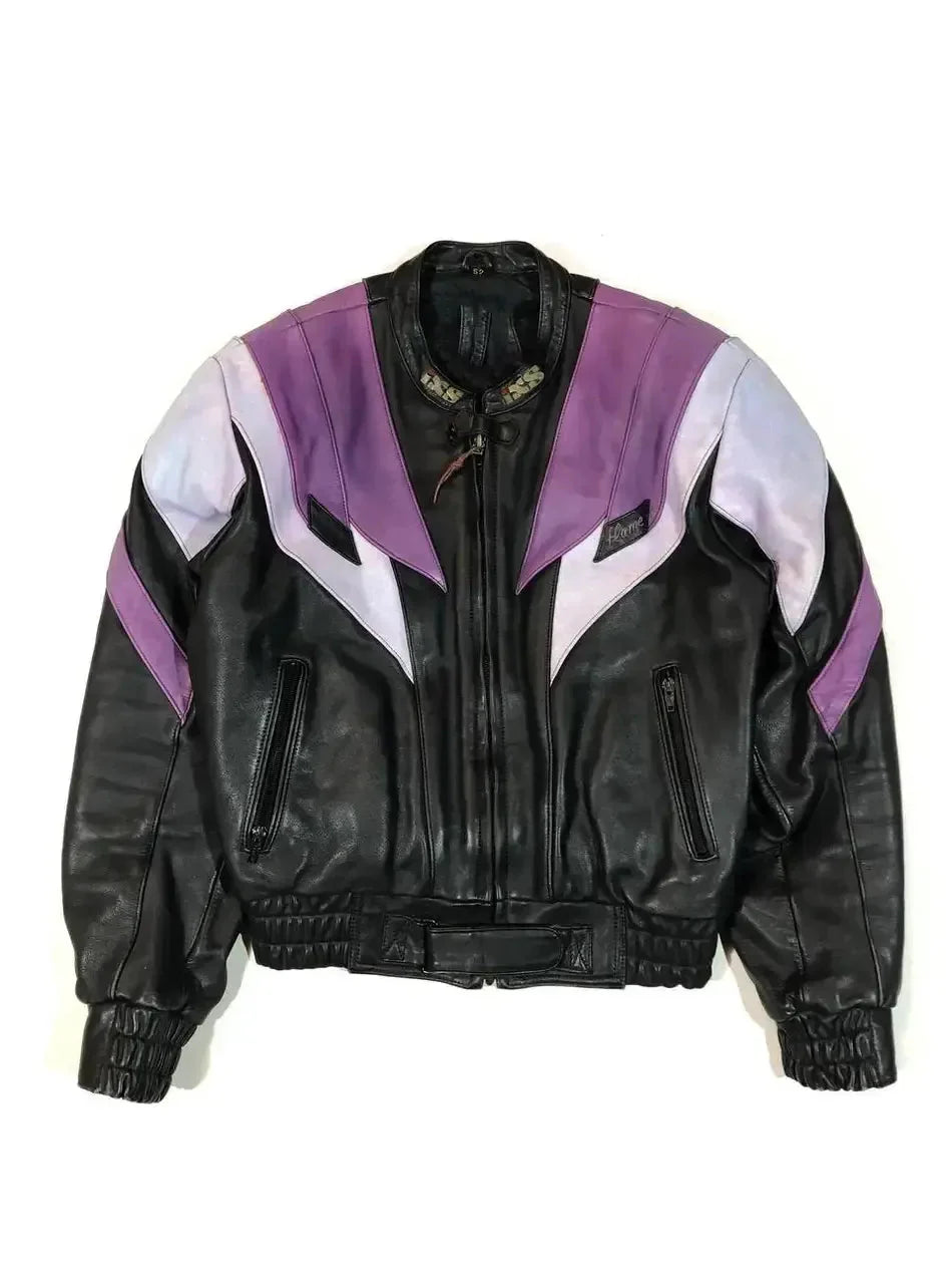 Men’s IXS Vintage Leather Biker Jacket Clanton Jacket